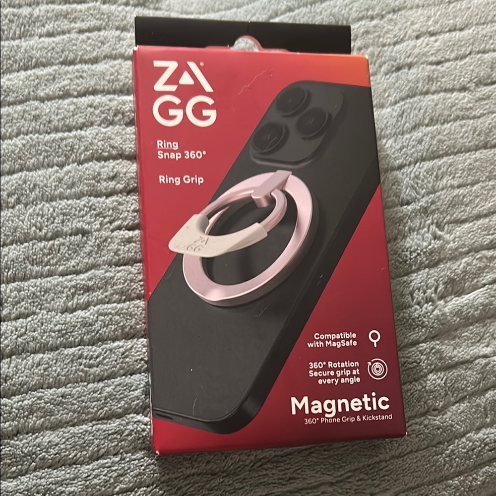 Pink and Silver Magnetic Phone Skin